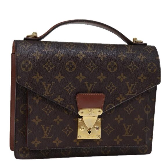 LOUIS VUITTON Monogram Monceau 28 Hand Bag 2way - Picture 13 of 16